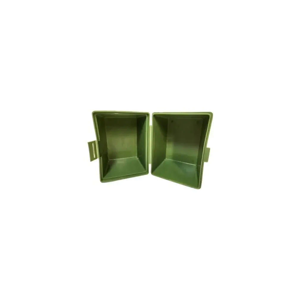 Vintage 1972 DINNER IS SERVED Avocado Green Marjon Promotions Recipe Box Cards